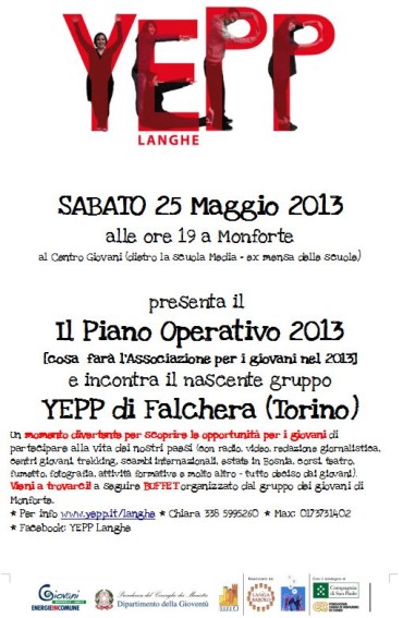 YEPP Langhe Incontra Falchera e Presenta il Piano Operativo 2013